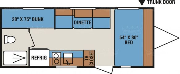 schematic layout of camper trailer